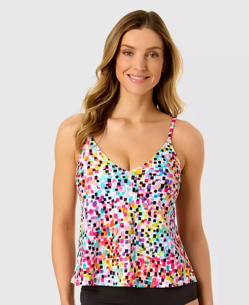 Anne Cole Women's Abstract Dot Tankini Top 1
