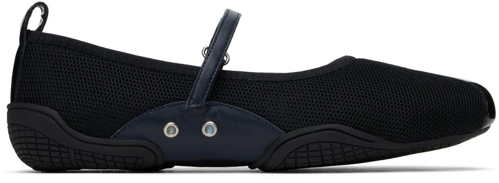 Nicole Saldaña Black Sophie Ballerina Flats 1