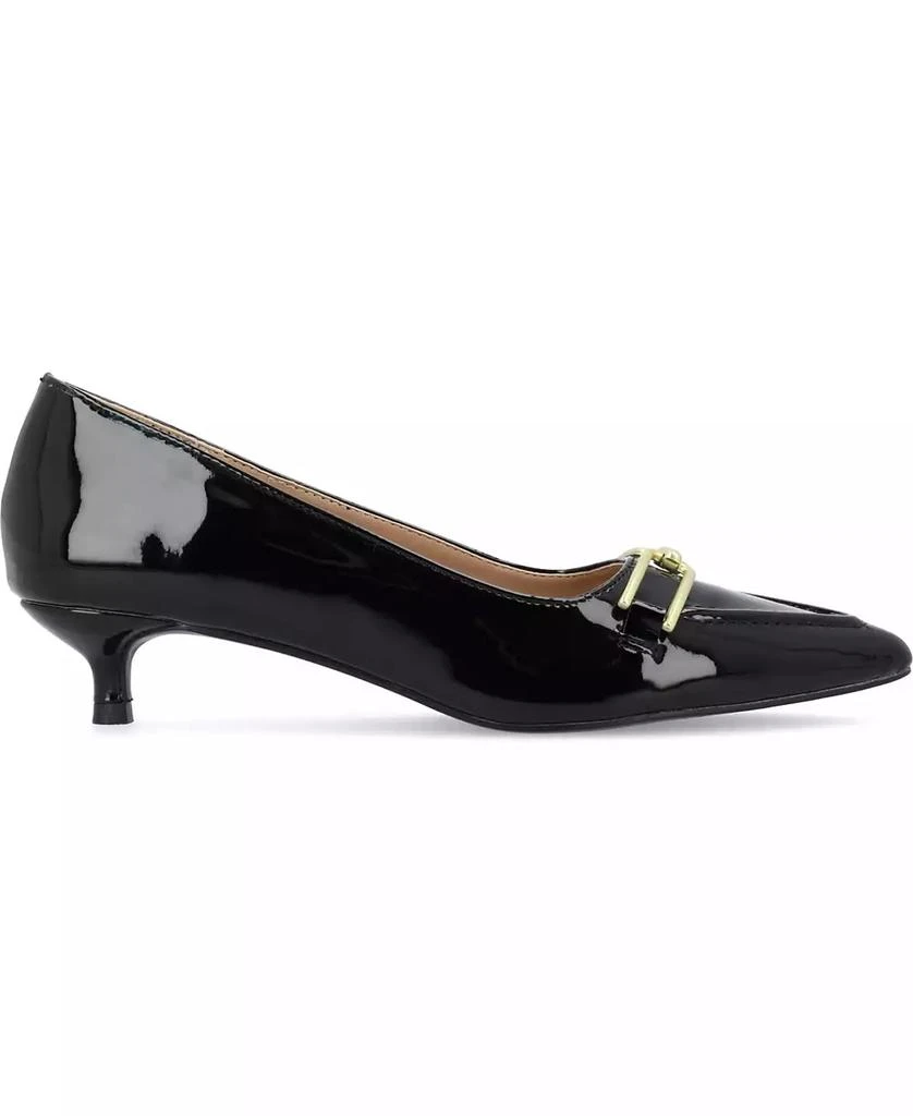 Journee Collection Women's Rumi Pointed Toe Kitten Heel Pumps 2