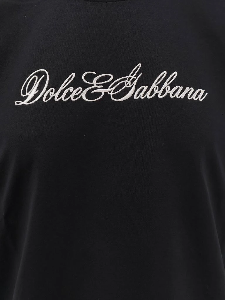 Dolce 
Gabbana Dolce 
Gabbana Logo Embroidered Crewneck T-Shirt 3