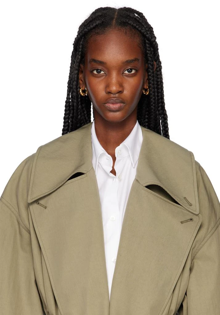 Bottega Veneta Gold Twist Earrings 3