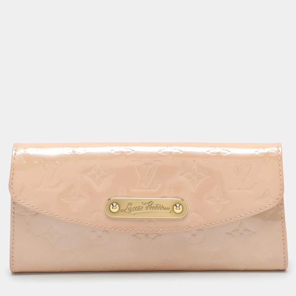 Louis Vuitton Louis Vuitton Beige Monogram Vernis Leather Sunset Boulevard Clutch 1