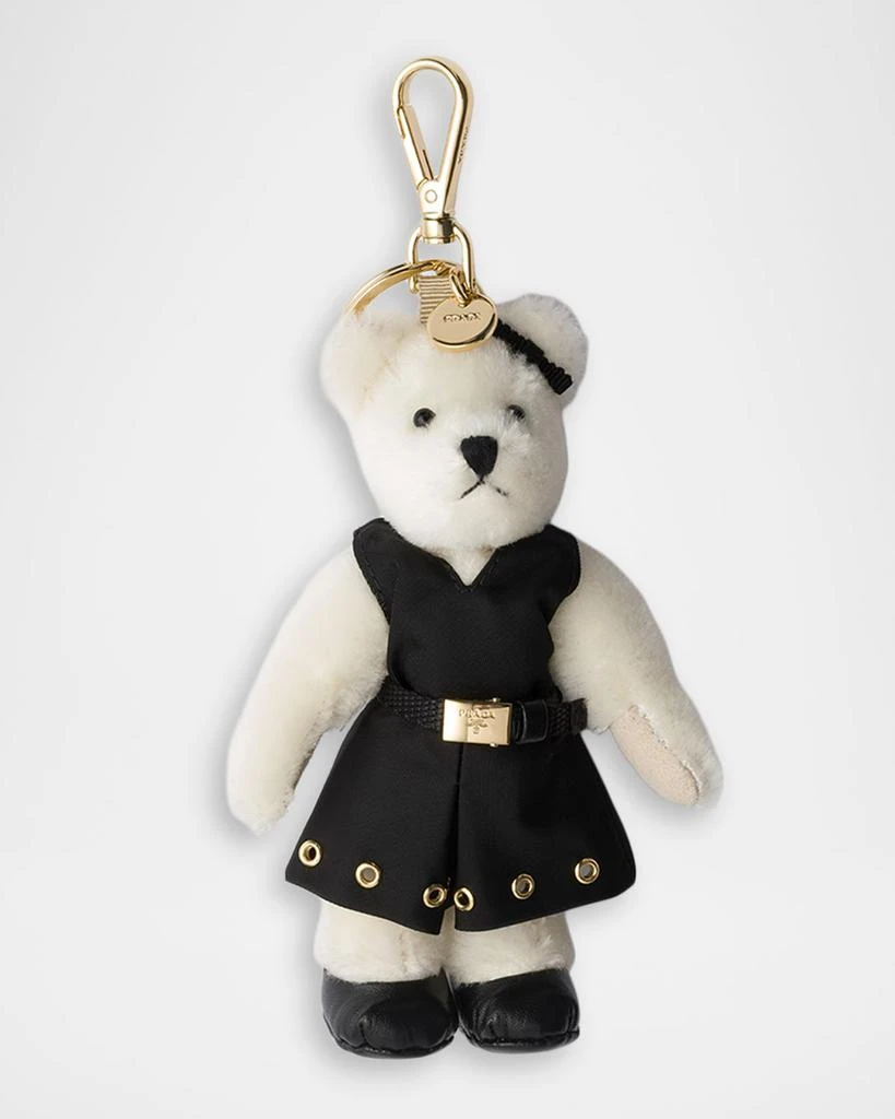 Prada Teddy Bear Keychain Bag Charm