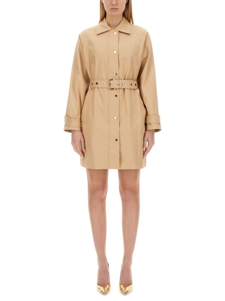 【送料&関税込】Michael Kors Belted Twill Trench Coat Michael Kors Michael Michael Kors Belted Twill Trench Coat