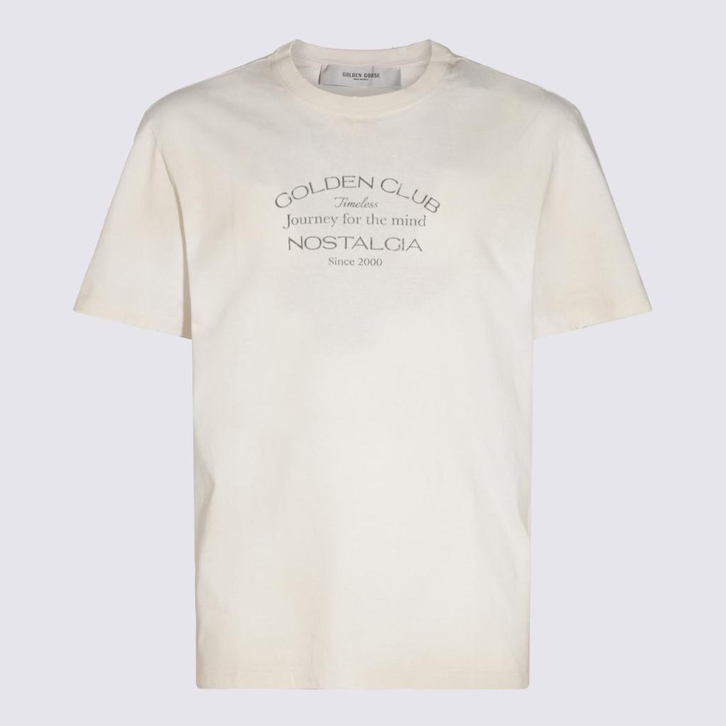 Golden Goose Golden Goose White Cotton T-Shirt
