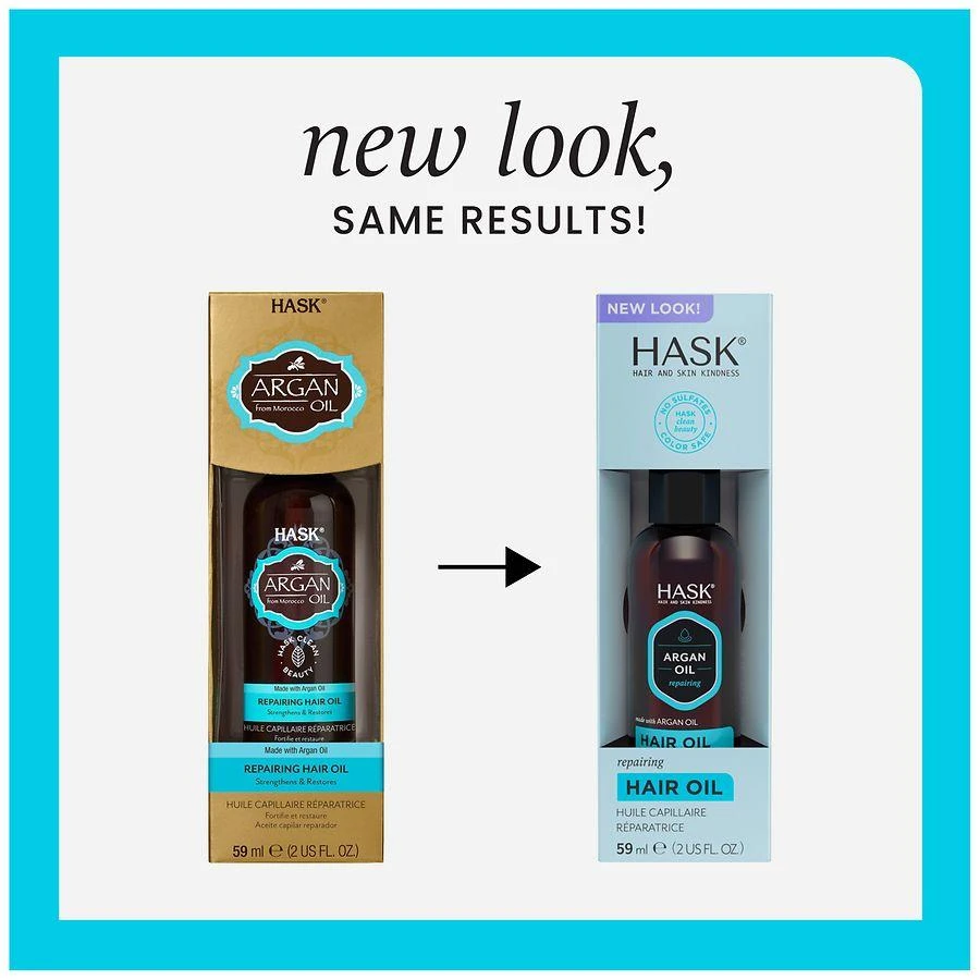 Hask Repairing Shine Hair Oil Argan Oil 3