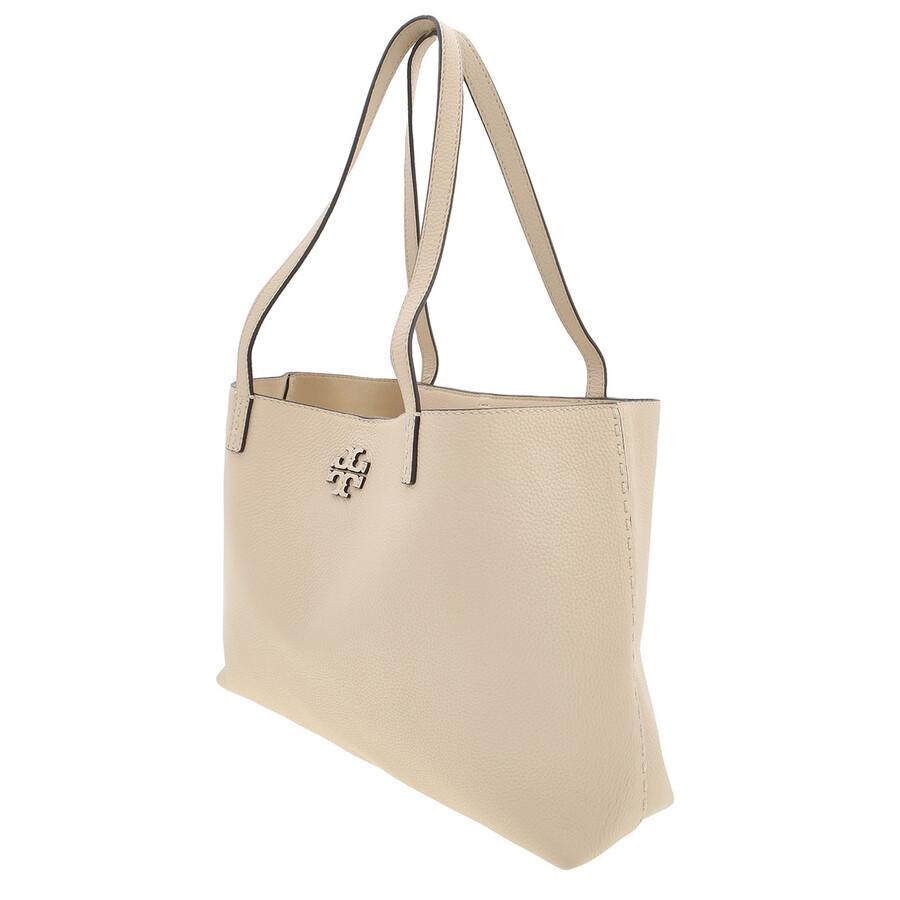 Tory Burch Small Mcgraw Leather Tote Bag