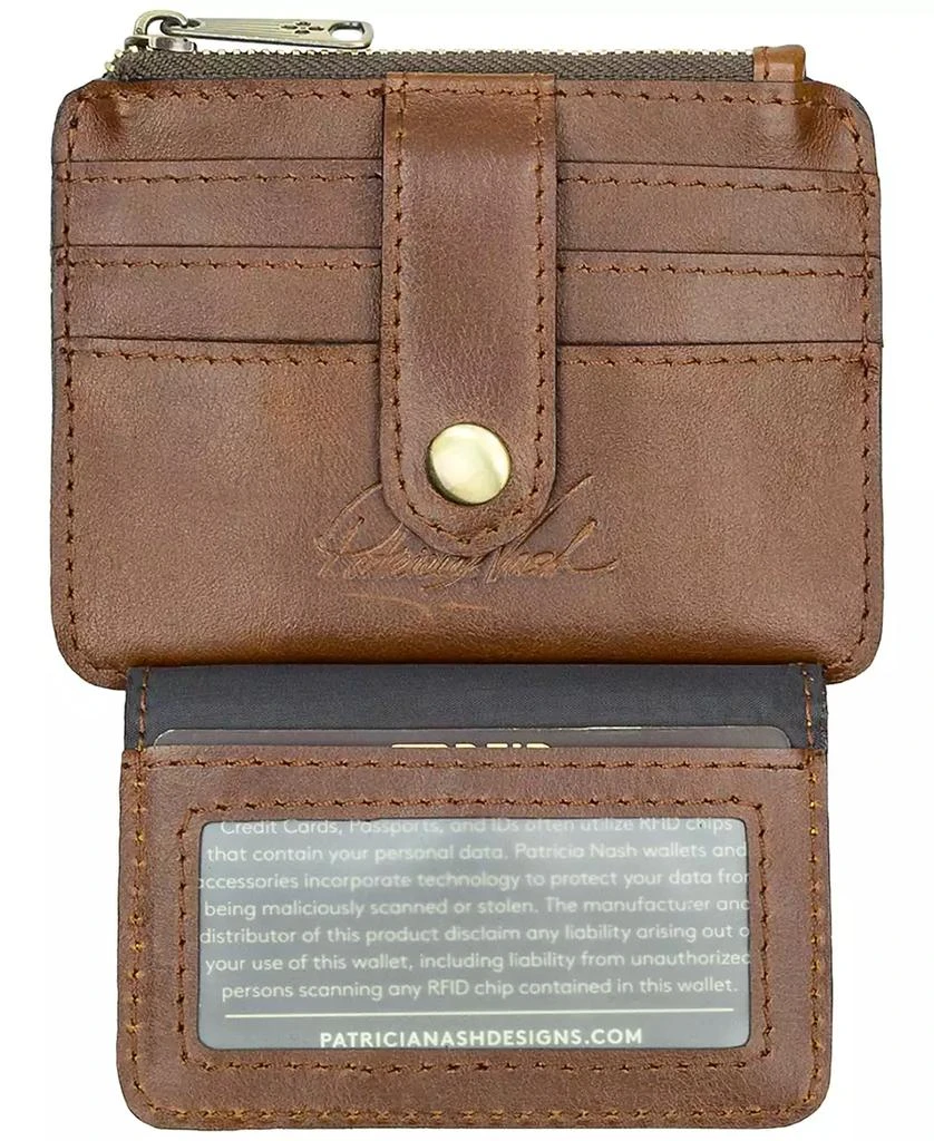 Patricia Nash Cassis ID Small Printed Leather Wallet 3