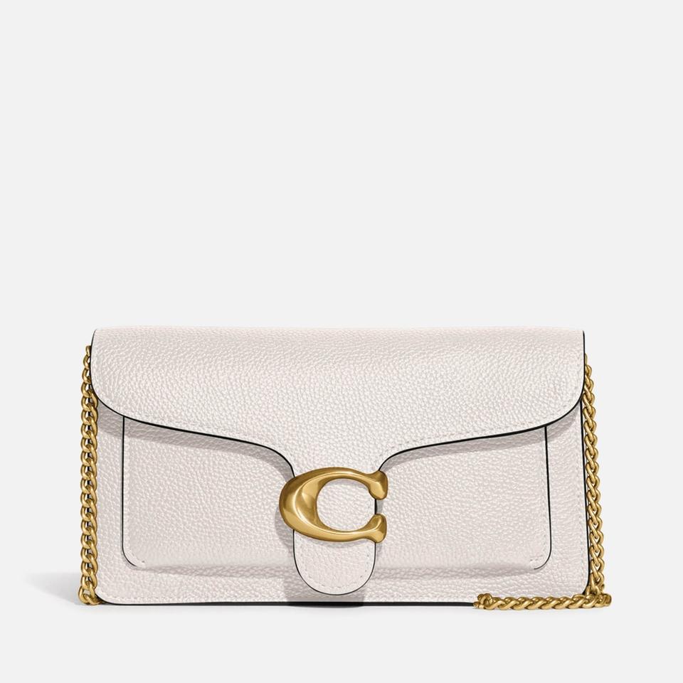 Coach Coach Tabby Chain Leather Clutch Bag