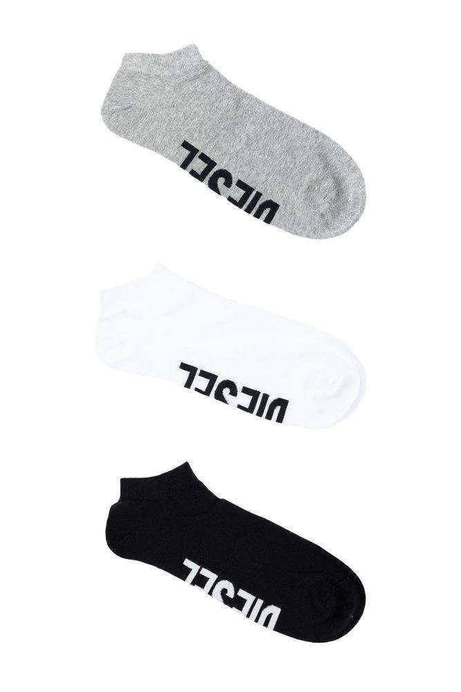 Diesel Diesel Skm-Gost-Threepack Low-Cut Logo Instep Socks 1