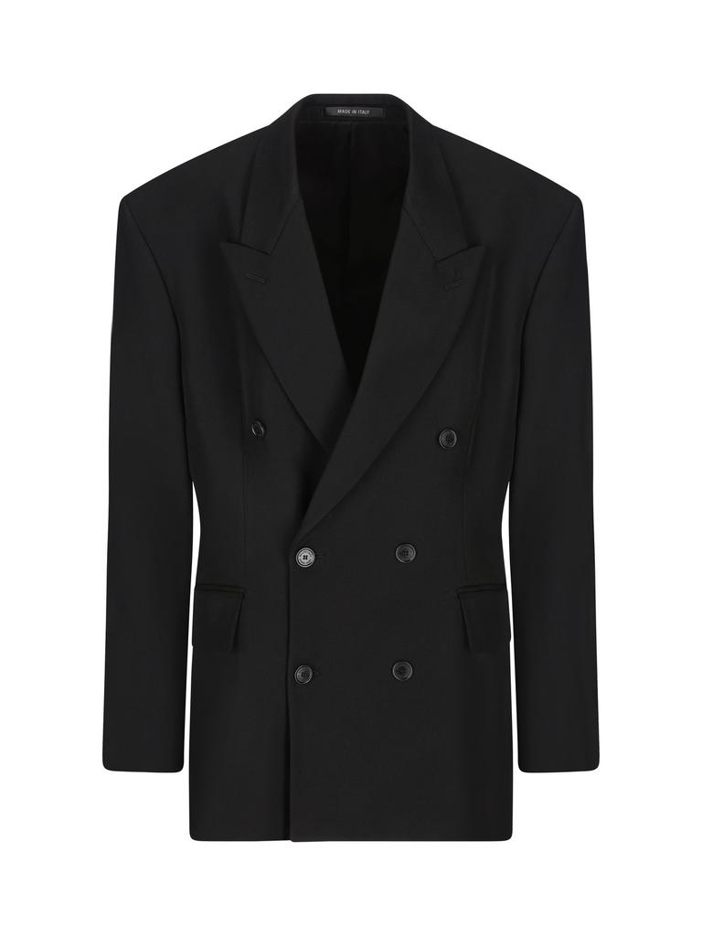 ジャケット BALENCIAGA CINCHED DOUBLE-BREASTED WOOL JACKET BALENCIAGA | Cinched Jacket | Women | Lane Crawford