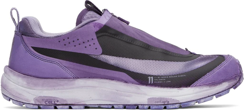 11 by Boris Bidjan Saberi Purple Salomon Edition Bamba 2 Low V2 Sneakers 1