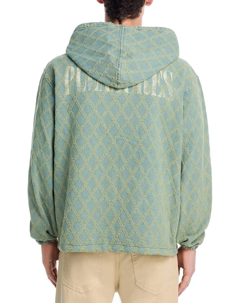 Pleasures Diamond Jacquard Regular Fit Zip Hoodie 3