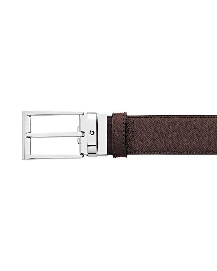 MontBlanc Men's Contemporary Reversible Leather Belt 3