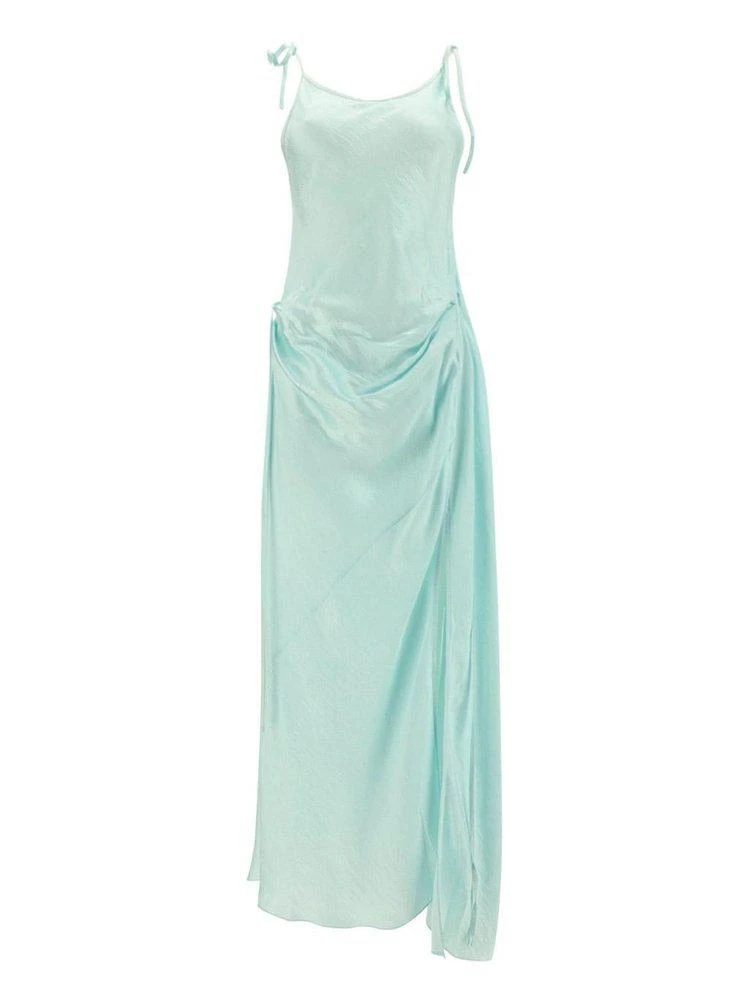 Acne Studios Acne Studios Tie Detailed Wrap Dress 1