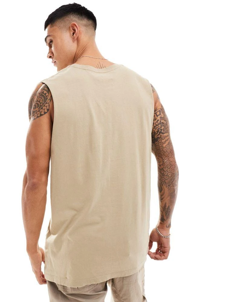 Cotton:On Cotton On relaxed vest in stone 2
