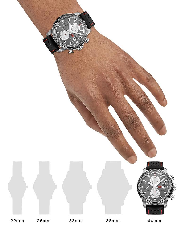 Chopard Mille Miglia Stainless Steel & Leather Chronograph Watch