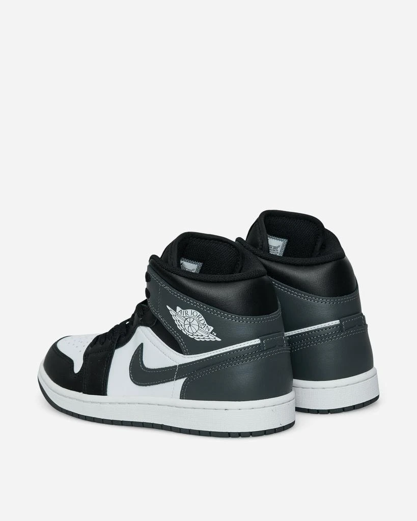 Jordan Air Jordan 1 Mid Sneakers Black / White / Iron Grey 4