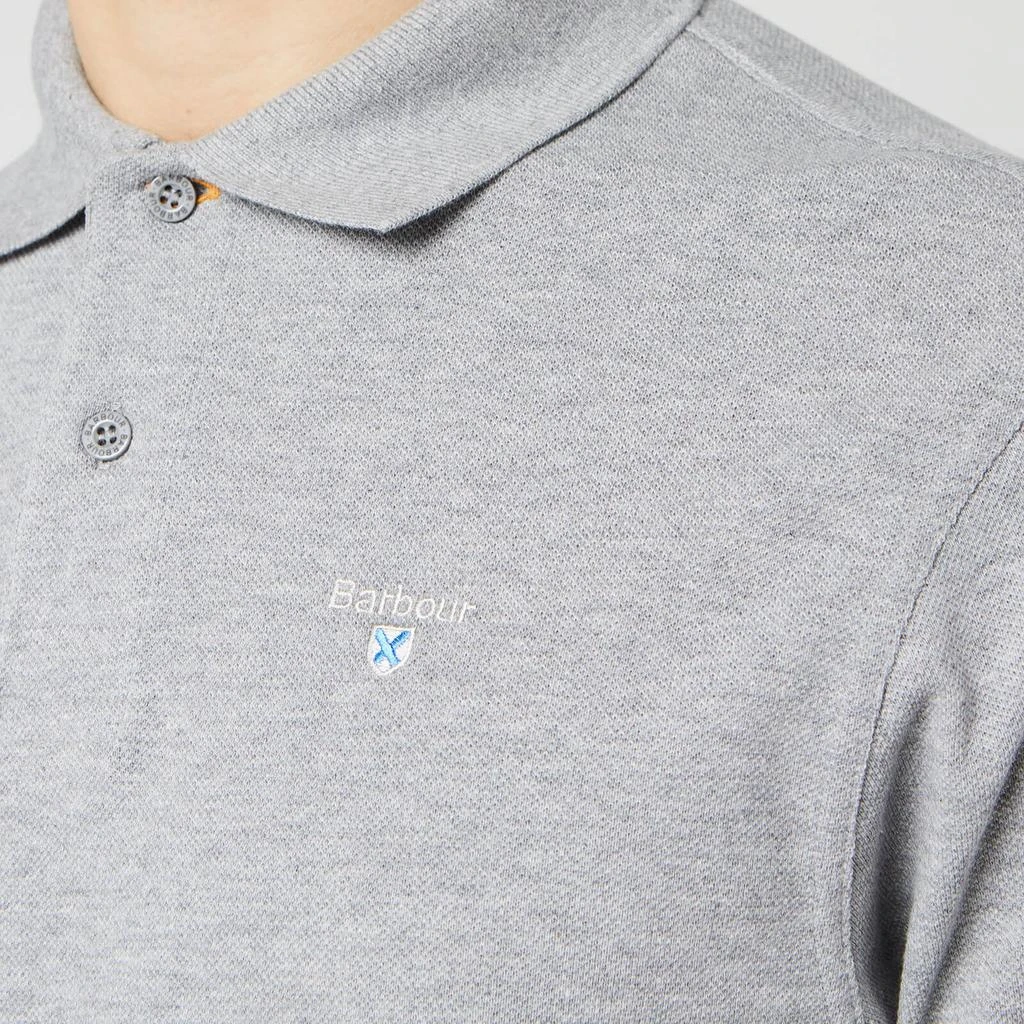 Barbour Barbour Heritage Men's Sports Polo - Grey Marl 4