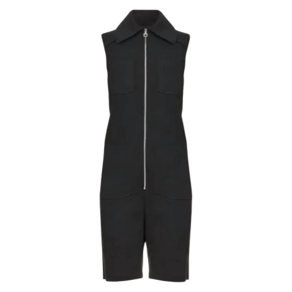 Salvatore Ferragamo Women's Organic Cotton Jumpsuit In Black 1