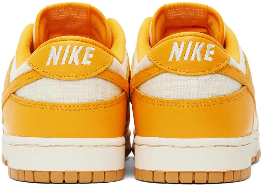 NIKE Yellow Dunk Low Retro Sneakers 2