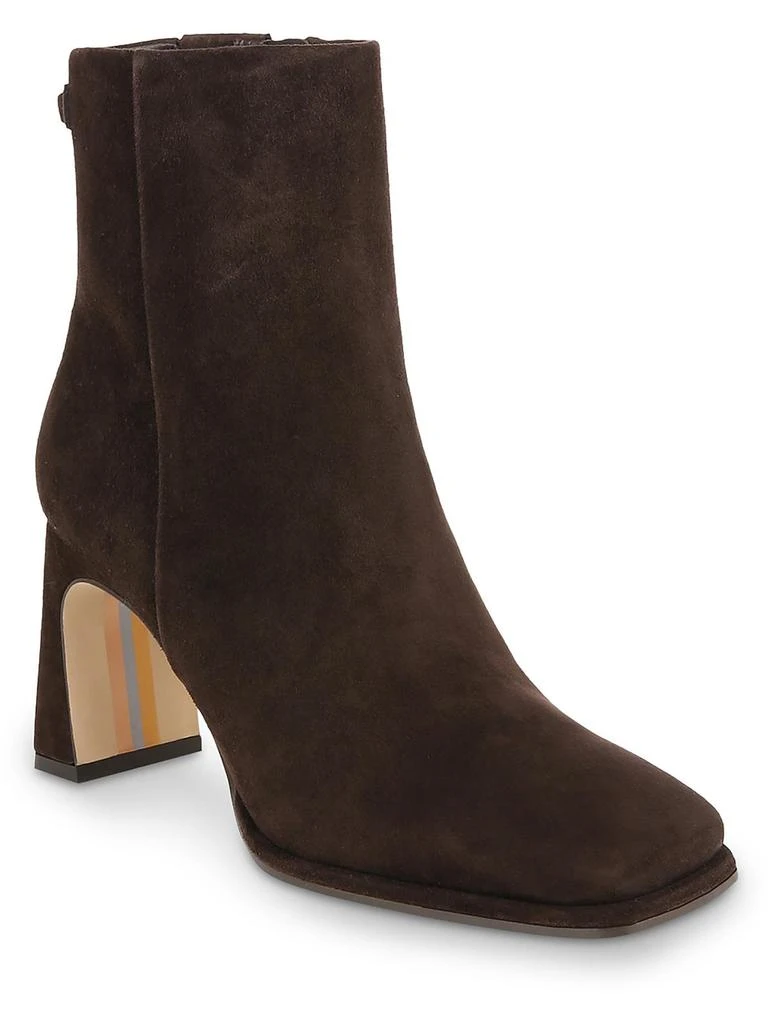 Sam Edelman Irie Womens Suede Square Toe Booties 1