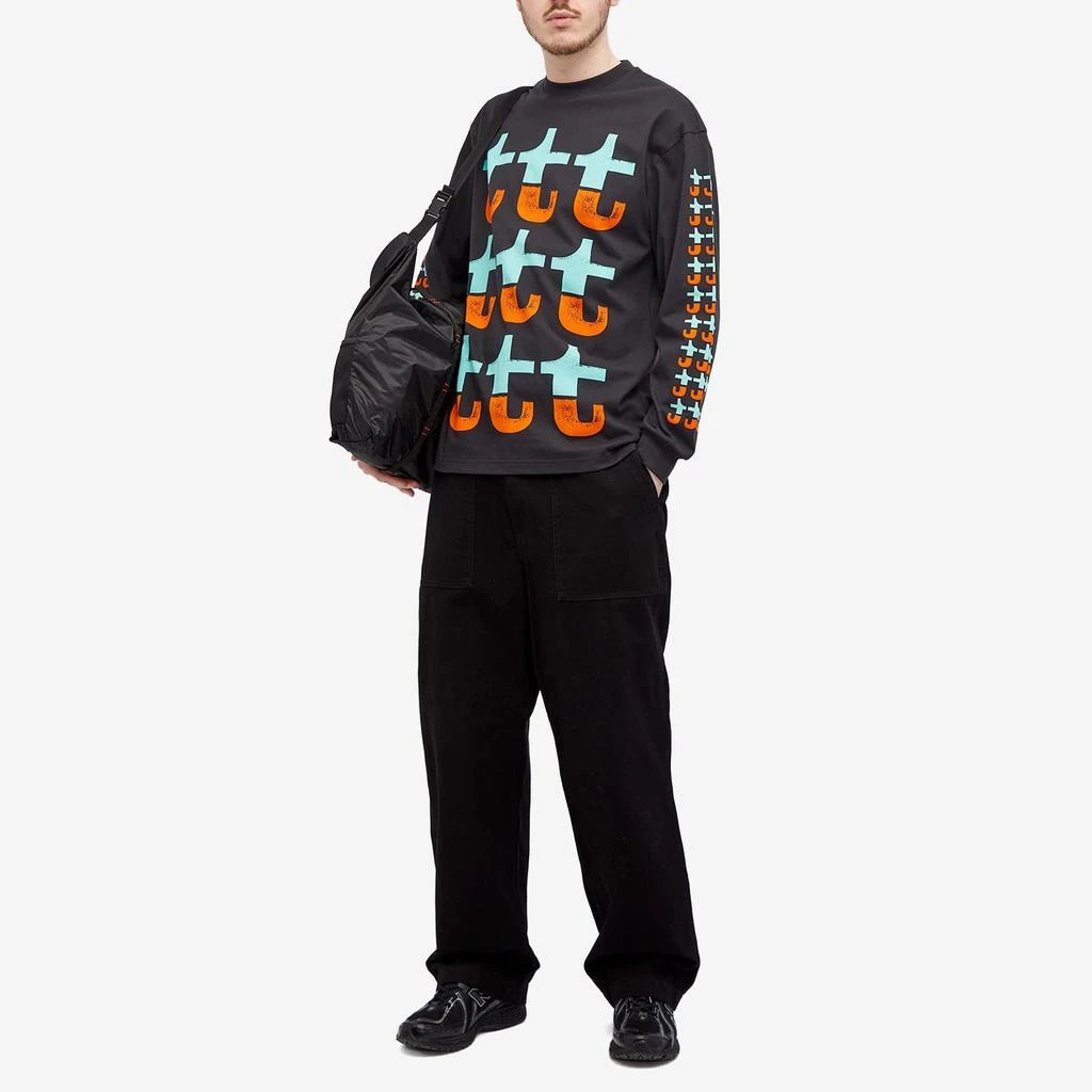 The Trilogy Tapes The Trilogy Tapes Split Long Sleeve T-Shirt 4