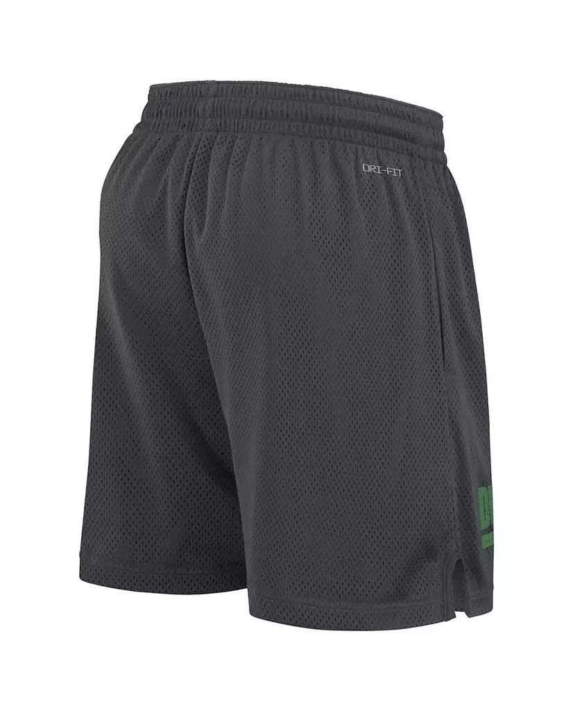 NIKE Men's Anthracite Oregon Ducks 2024 Sideline Mesh Shorts 2
