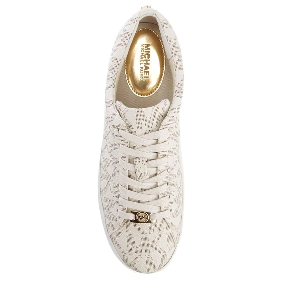 MICHAEL Michael Kors MICHAEL MICHAEL KORS WOMEN'S KEATON CUPSOLE TRAINERS - VANILLA 3