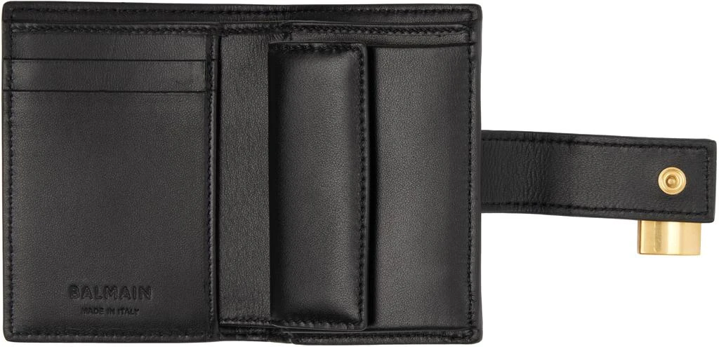 Balmain Black Pulse Leather Wallet 3