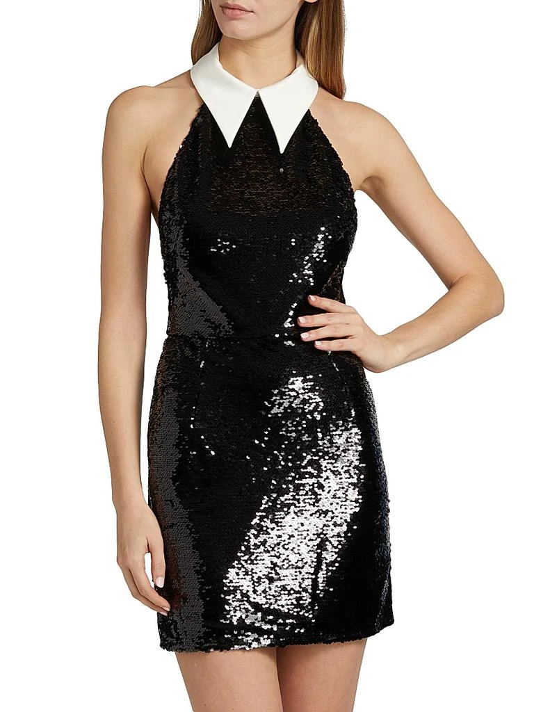 BRONX AND BANCO Wednesday Sequined Halterneck Minidress 3