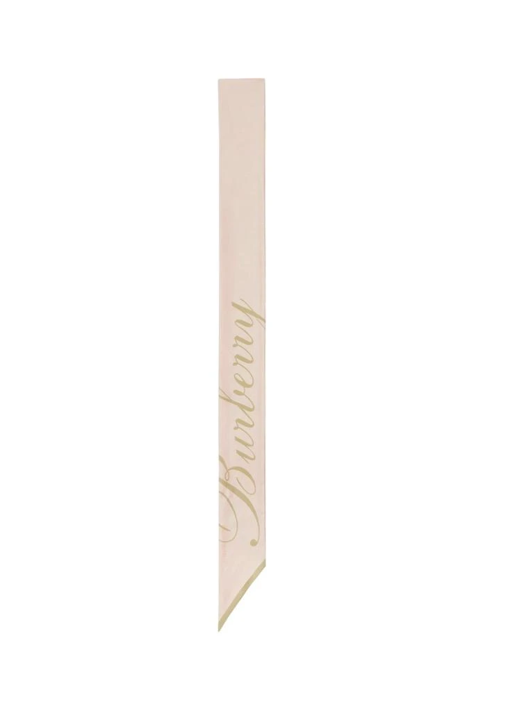 Burberry Skinny rose silk scarf 3