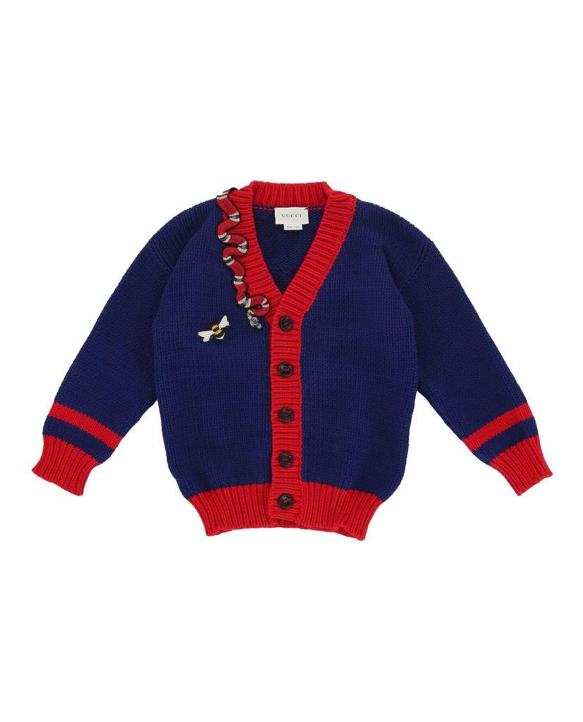 Gucci Gucci Kids Embroidered Cardigan