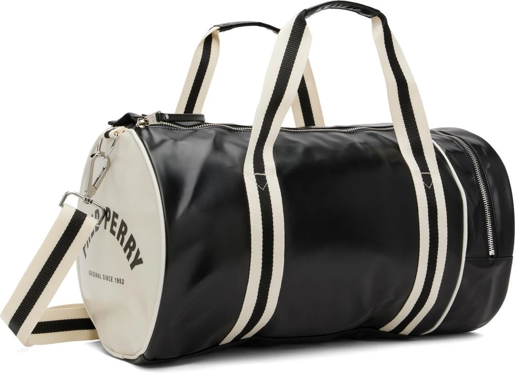 Fred Perry Black Classic Barrel Bag 3