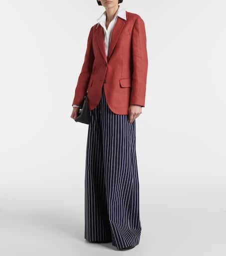 Brunello Cucinelli Hemp and linen gabardine blazer 2