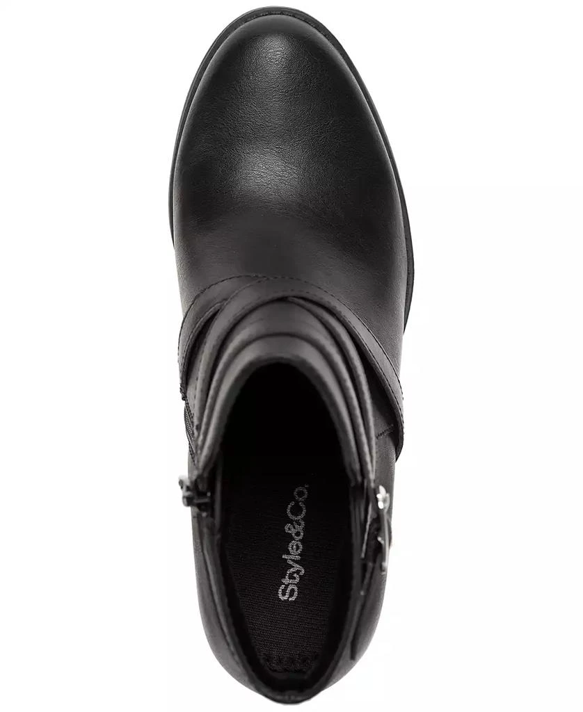 Style & Co Women's Zetaa Strappy Belt-Heel Booties, Created for Macy's 4