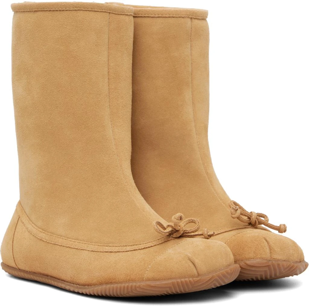 ABRA Beige Tall Baby Boots 4