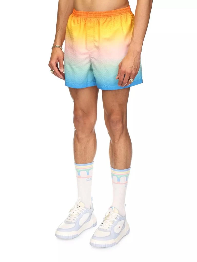 Casablanca Rainbow Jacquard Swim Shorts 5