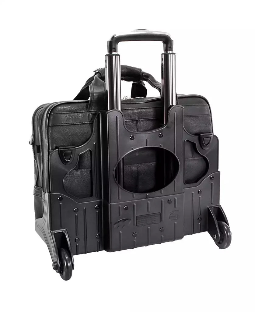 McKlein Gold Coast, 17" Patented Detachable -Wheeled Laptop Briefcase 5