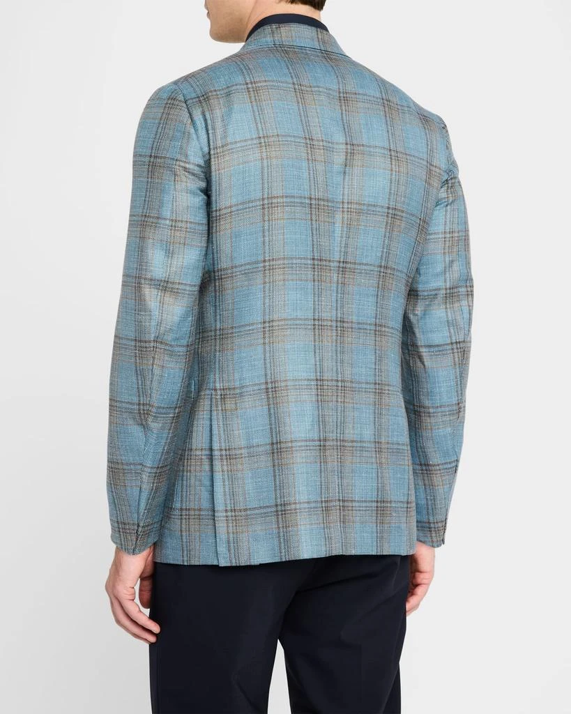 Isaia Men's Wool-Blend Plaid Sport Coat 3