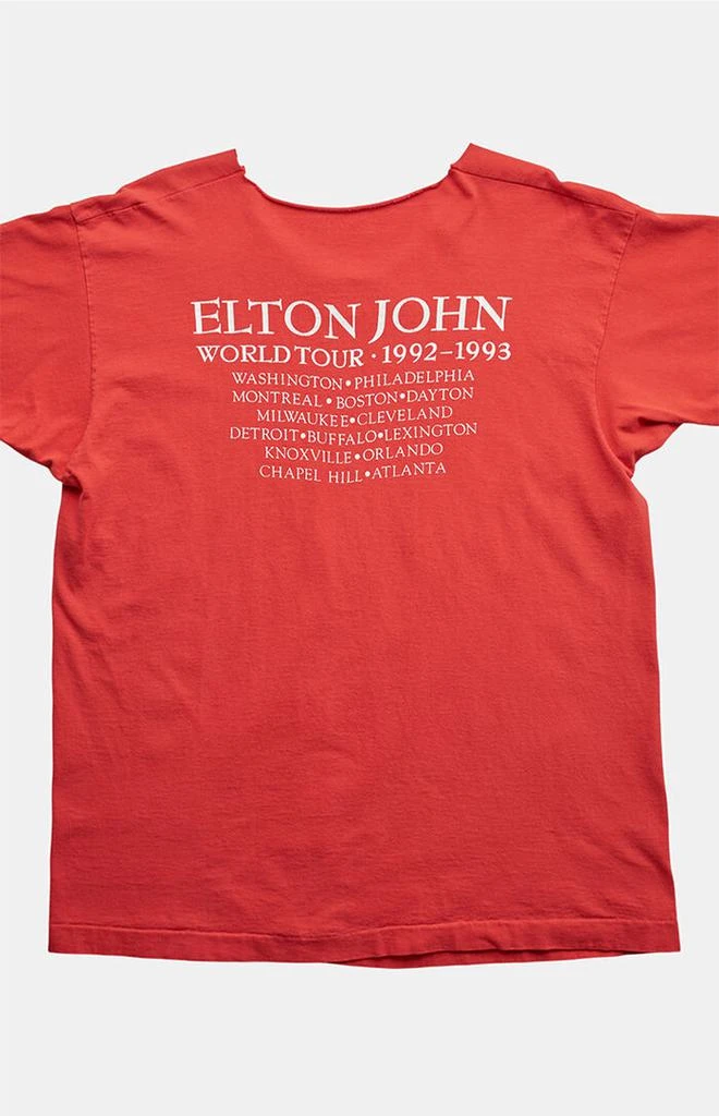 PS VINTAGE 
90s Elton John World Tour Graphic T-Shirt 3