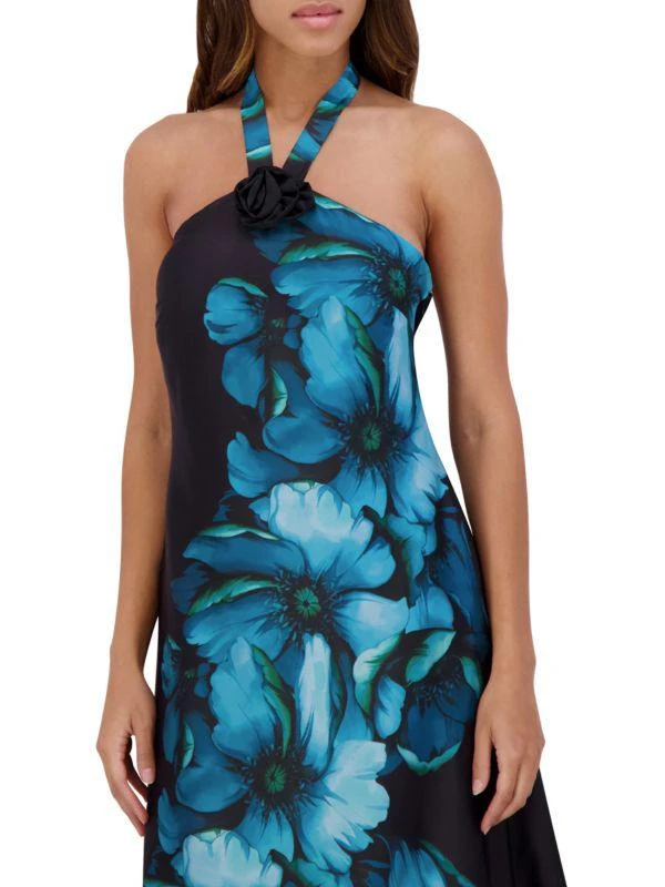 Siena Floral A-Line Midi-Dress 4