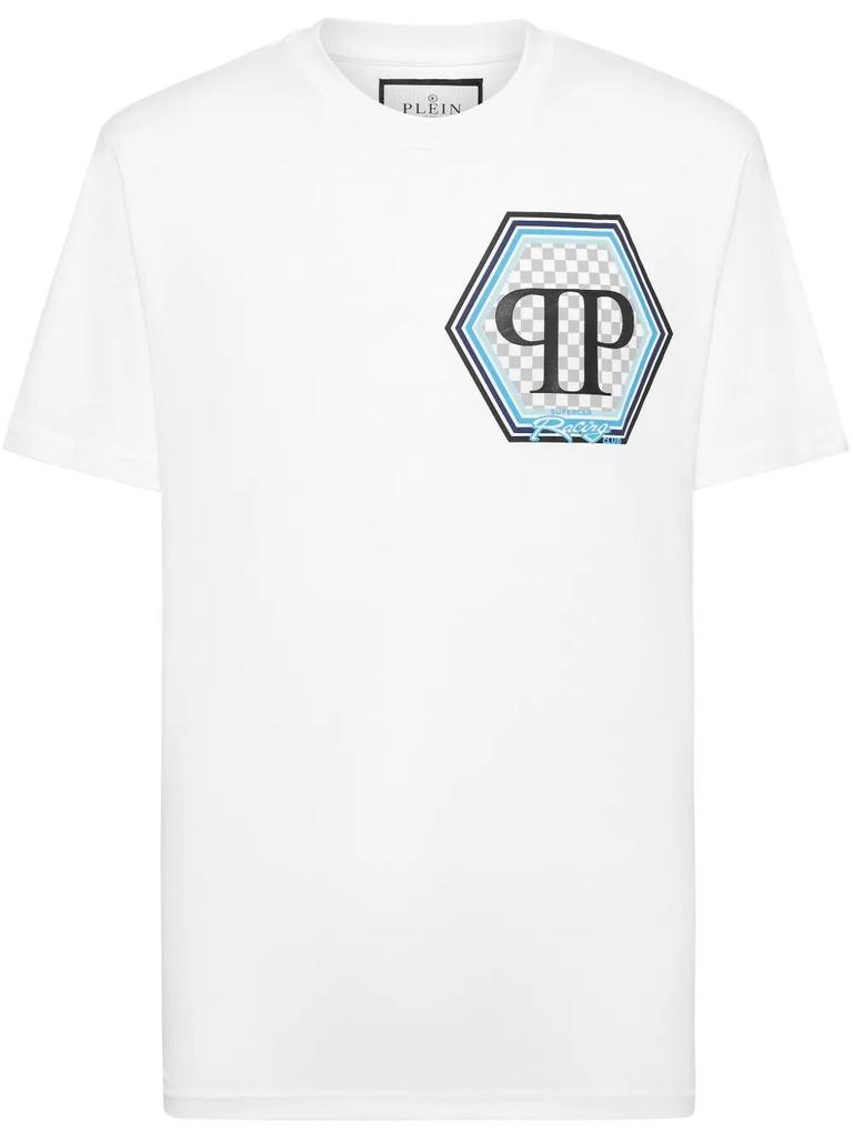 Philipp Plein Philipp Plein `Hexagon` Short Sleeve Round-Neck T-Shirt