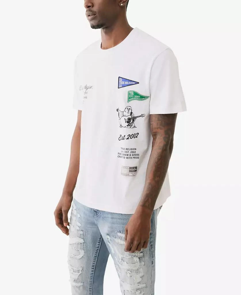 True Religion Men's Short Sleeve Uni Logo T-Shirt 3