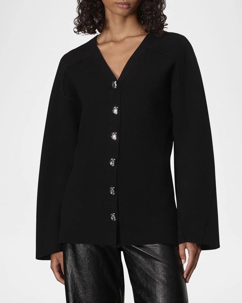 Rag & Bone Bridget Long V-Neck Cardigan 4