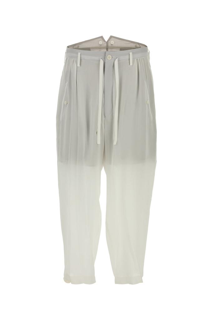YOHJI YAMAMOTO White silk pant
