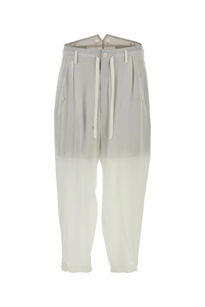 YOHJI YAMAMOTO White silk pant 1