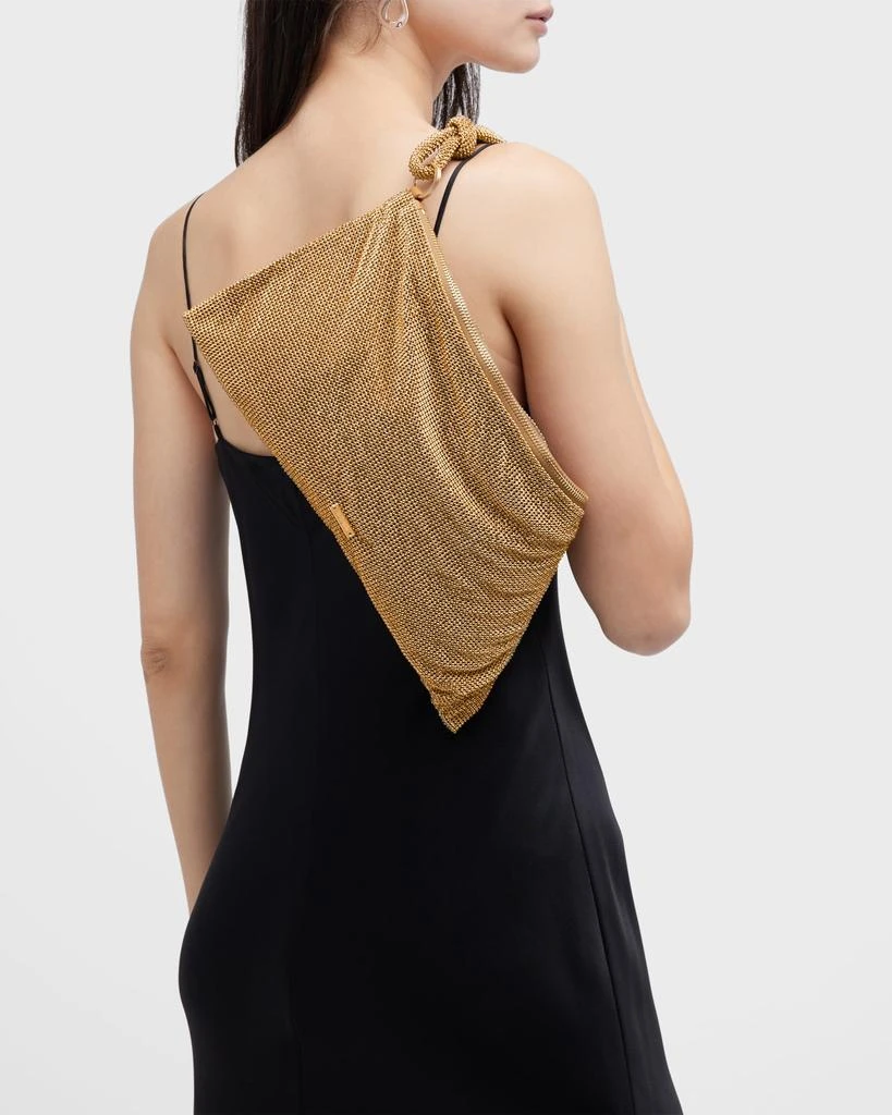 Cult Gaia Hera Knotted Rhinestone Mini Shoulder Bag 3
