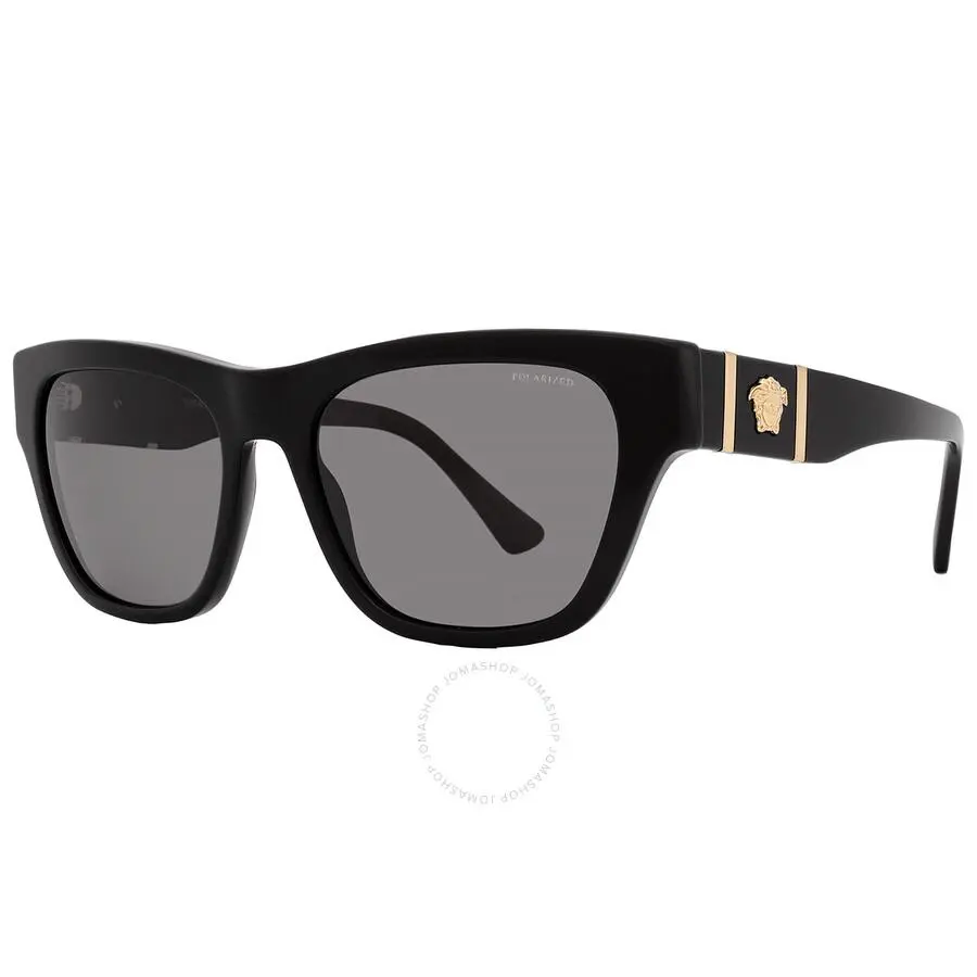Versace Dark Grey Square Men's Sunglasses VE4457 GB1/81 55 3