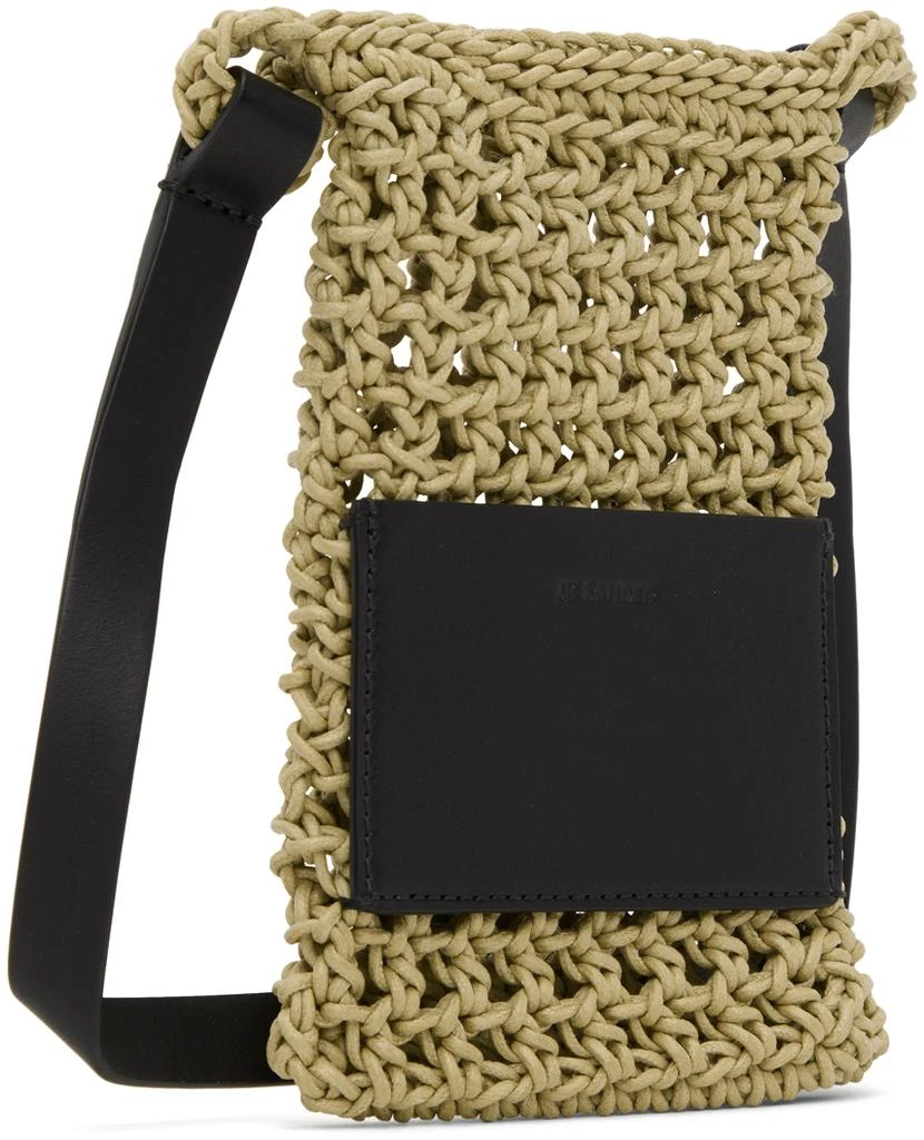 Jil Sander Beige Net Passport Holder 2